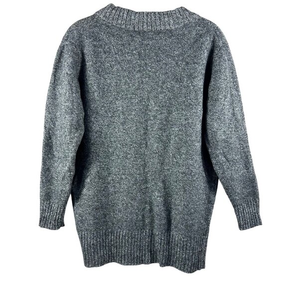 Athleta Women's sz M Sweater Wool Blend Comfy Athlesure Heavy V-Neck - Picture 2 of 10